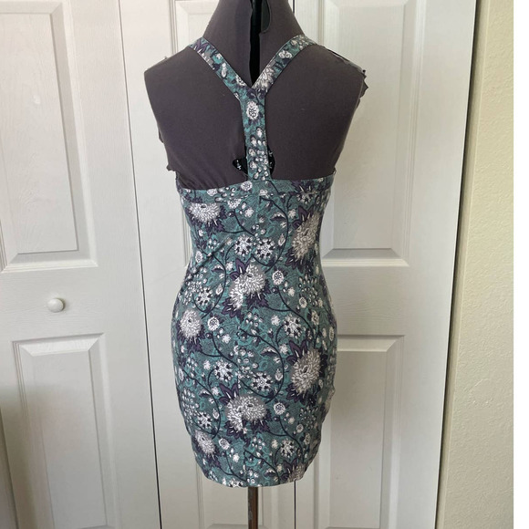 Free People Intimates Portrait Blue Floral Racerback Dress • Size XS/S 🗣 - Picture 4 of 4